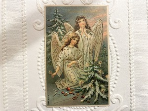 【GPG008】【Christmas】antique card /display goods
