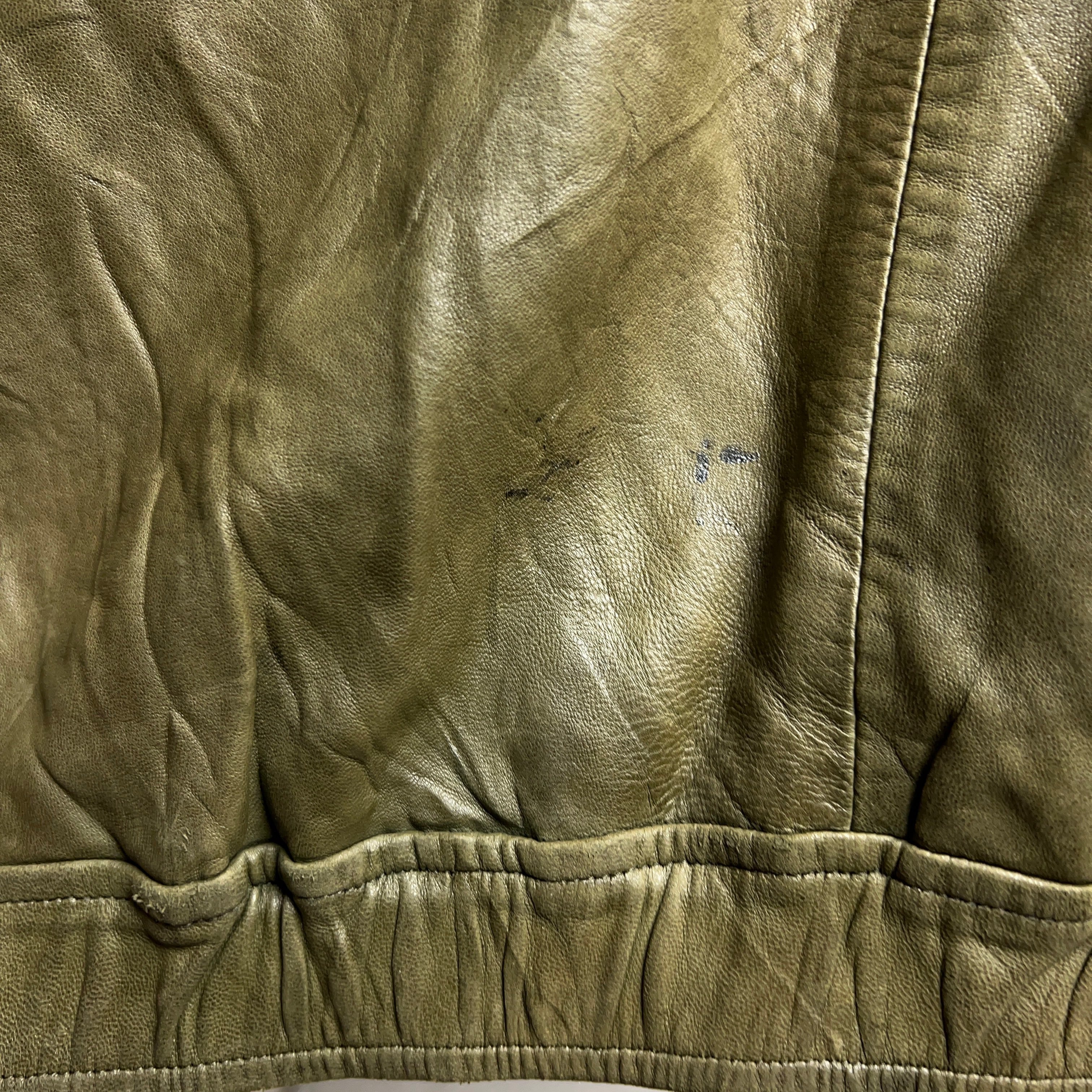 90's~ “Polo by Ralph Lauren” Swingtop Leather Jacket SIZE XL 90