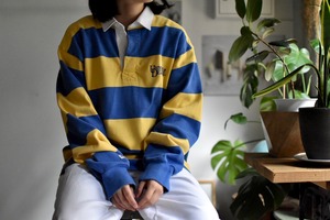 90's- "l/s rugger shirt" "BARBARIAN" "Delaware university"