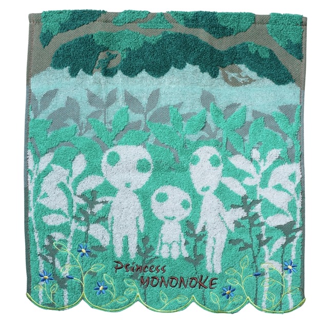 もののけ姫　ウォッシュタオル（コダマの森 / 1763）