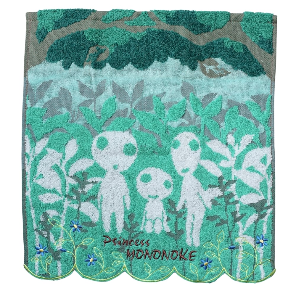 もののけ姫 ウォッシュタオル(コダマの森 / 1763)