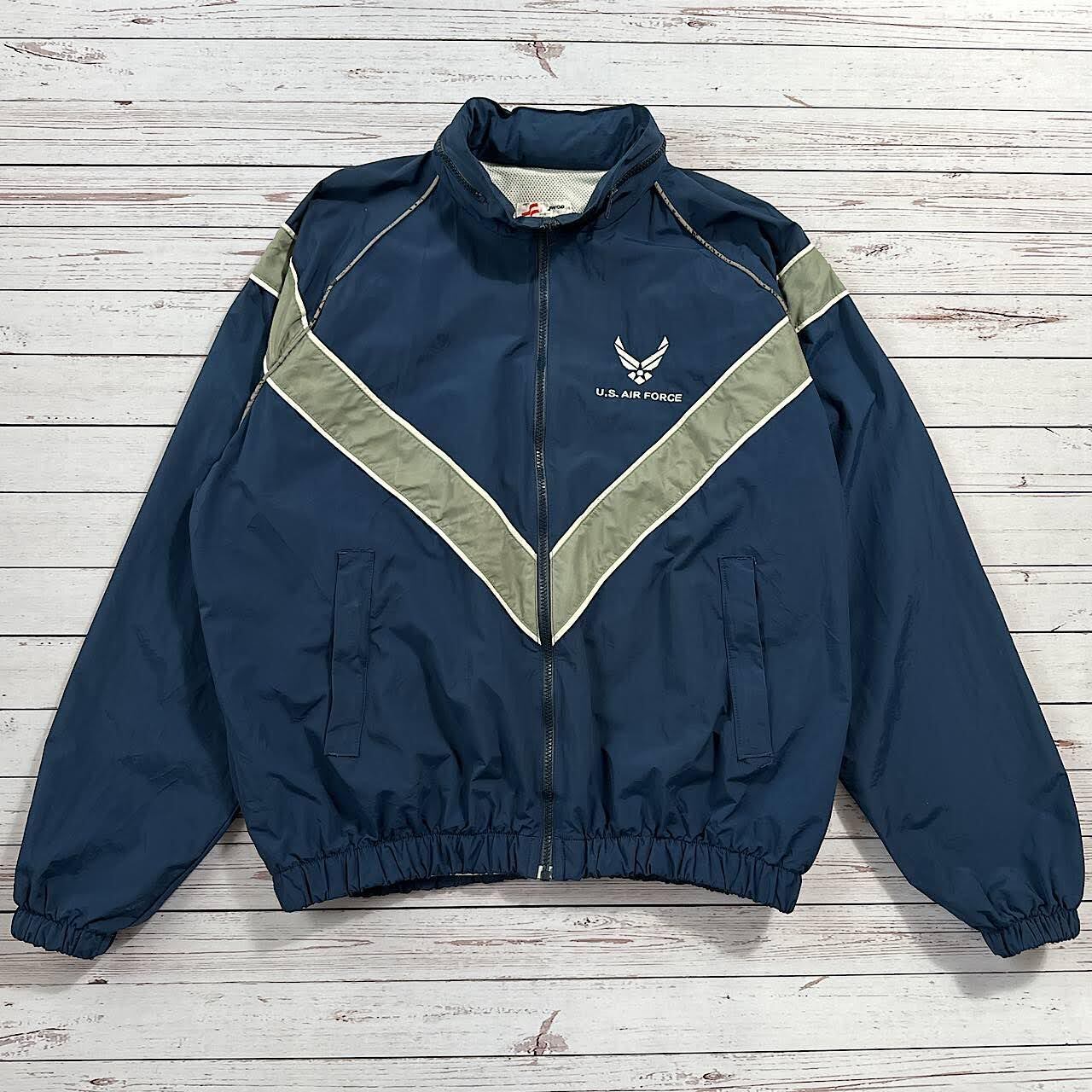 U.S.AIR FORCE アメリカ空軍 PTU ナイロンジャケット サイズ：M/R 古着