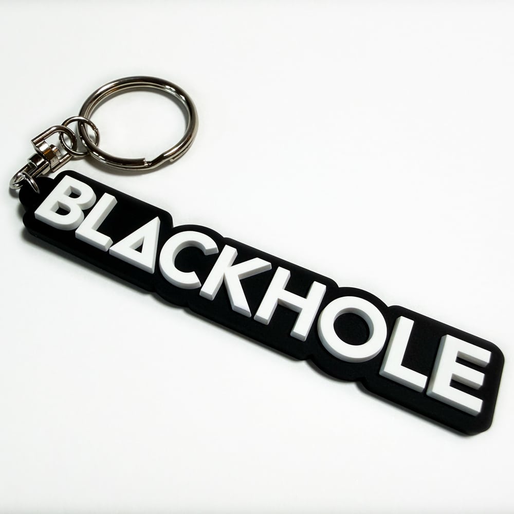 BLACKHOLEロゴラバーキーホルダー | BLACKHOLE