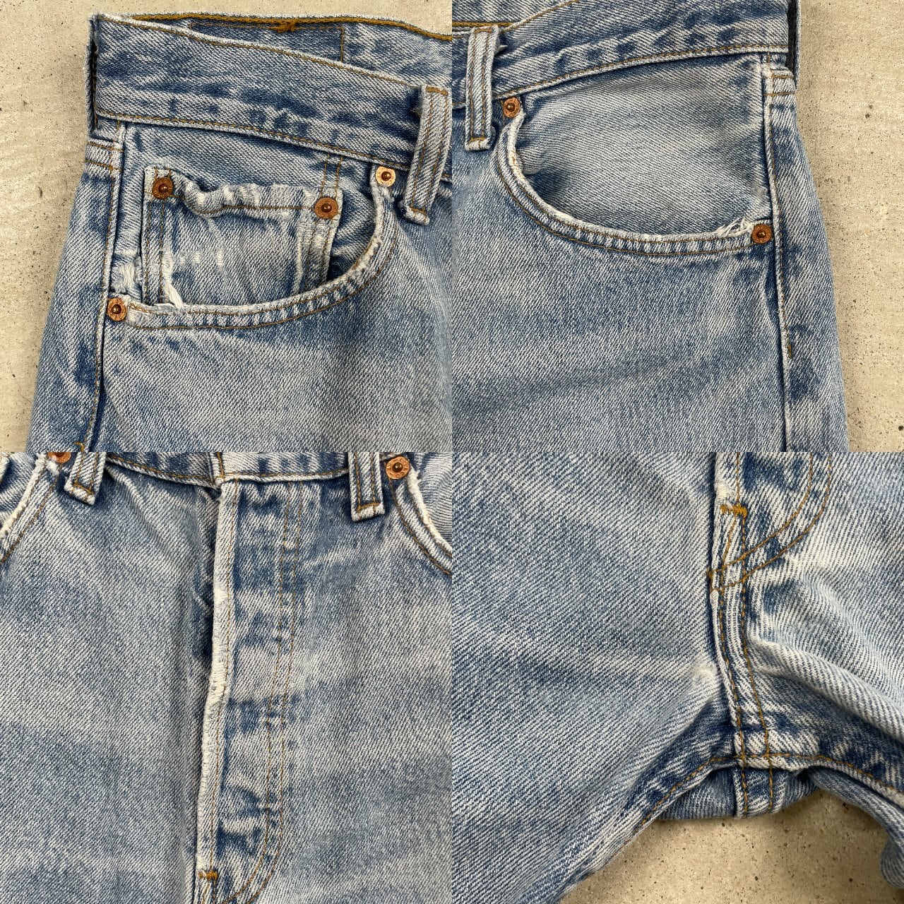 00年代 Levi's ユーロリーバイス 501 デニムパンツ ストレート メンズ