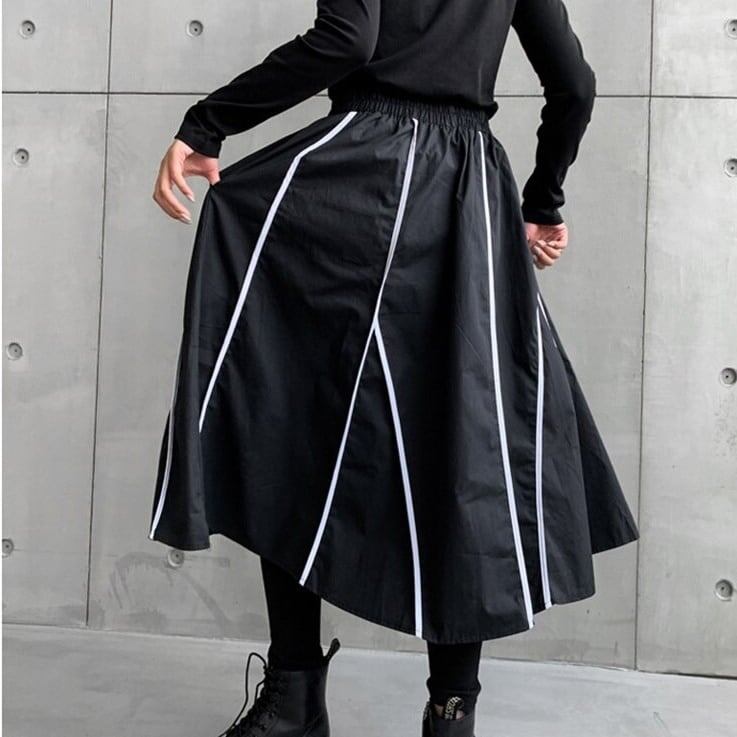 High Elastic Waist Skirt【TR1101】