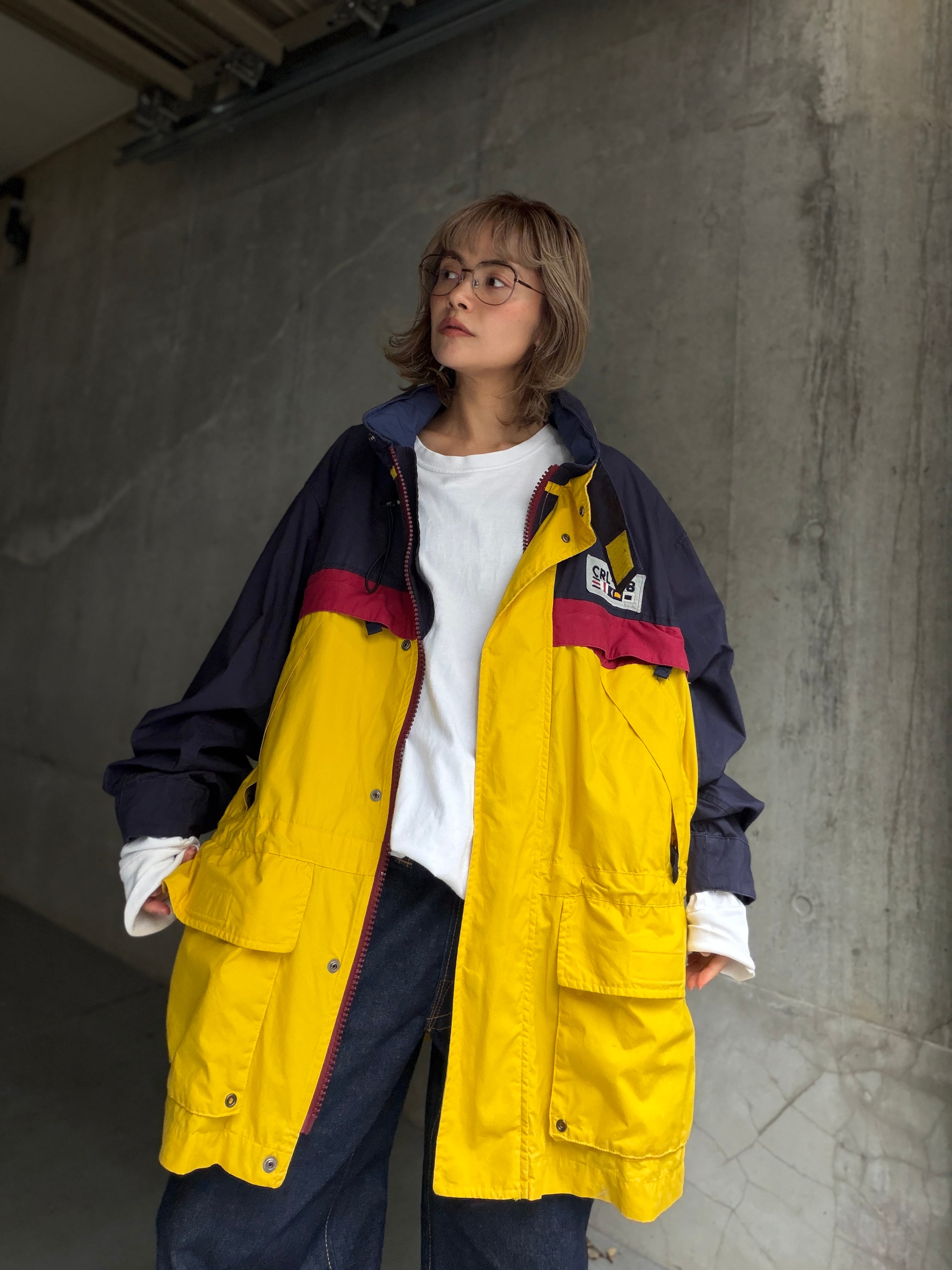 (OT1628)90‘s CHAPS RALPH LAUREN color block jacket
