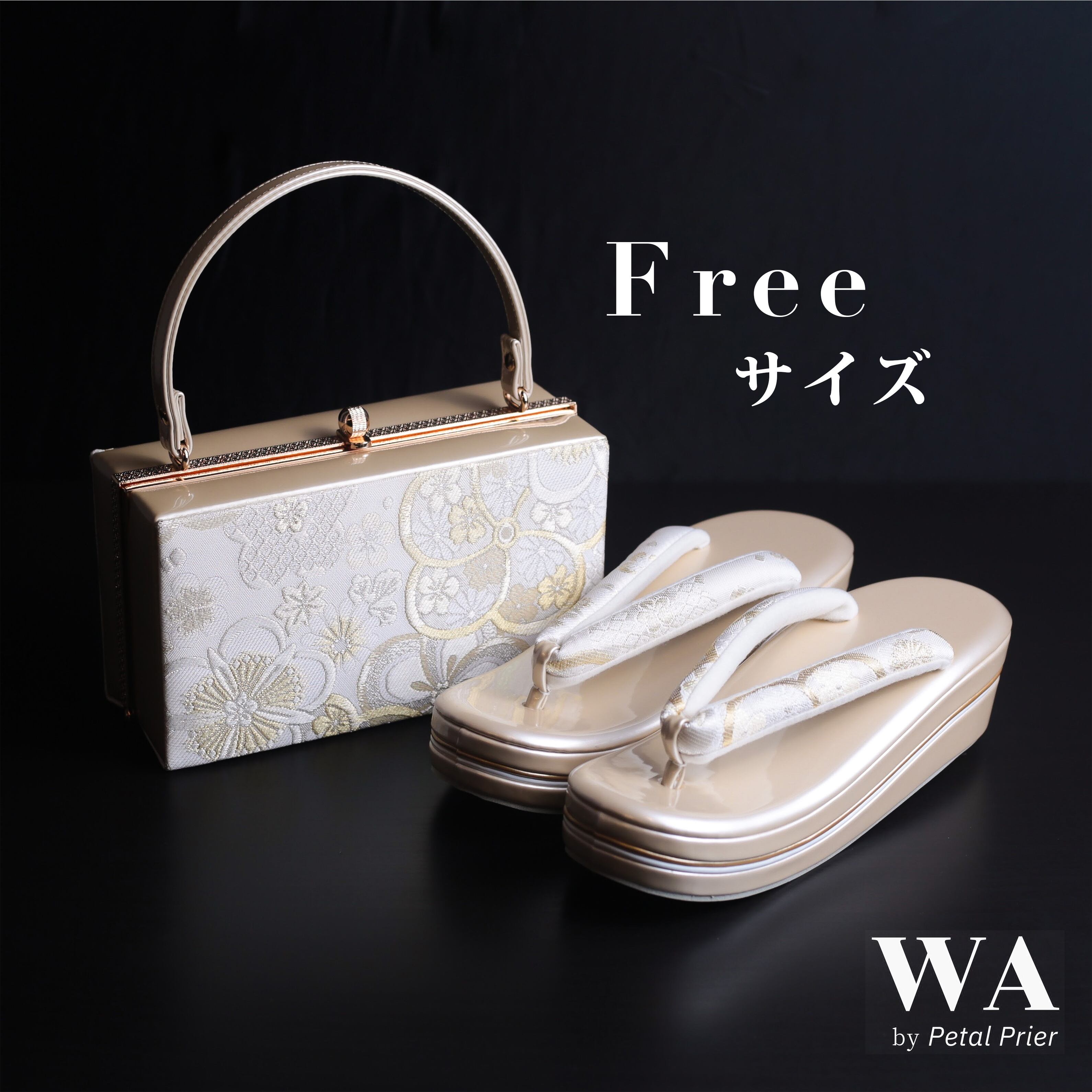 WA by Petal Prier 和装用バッグと下駄セット WA by Petal Prier 和装