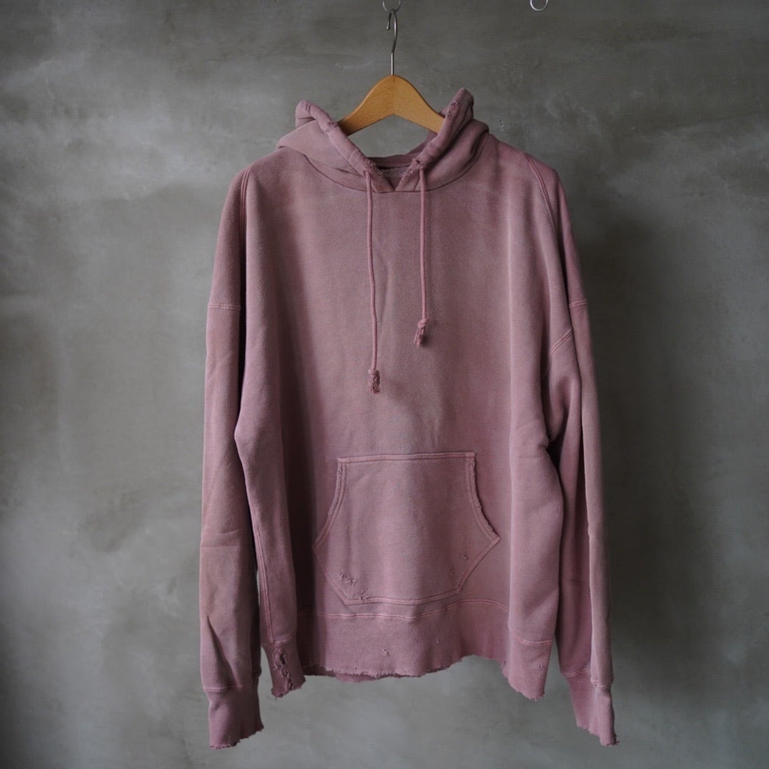 Ancellm / DYED DAMAGE HOODIE / ANC CT / アンセルム ダメージ