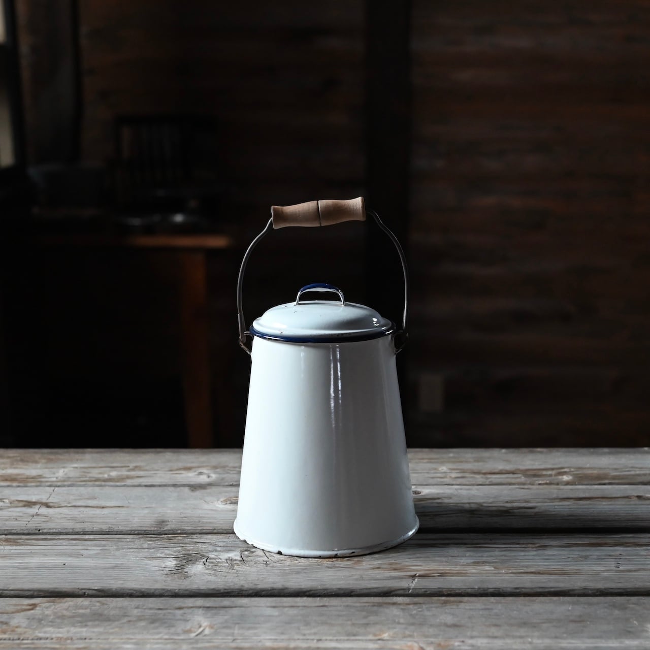 Enamel Milk Pot / エナメル ミルク ポット〈 琺瑯・ホーロー・店舗