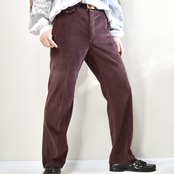 burgundy corduroy pants