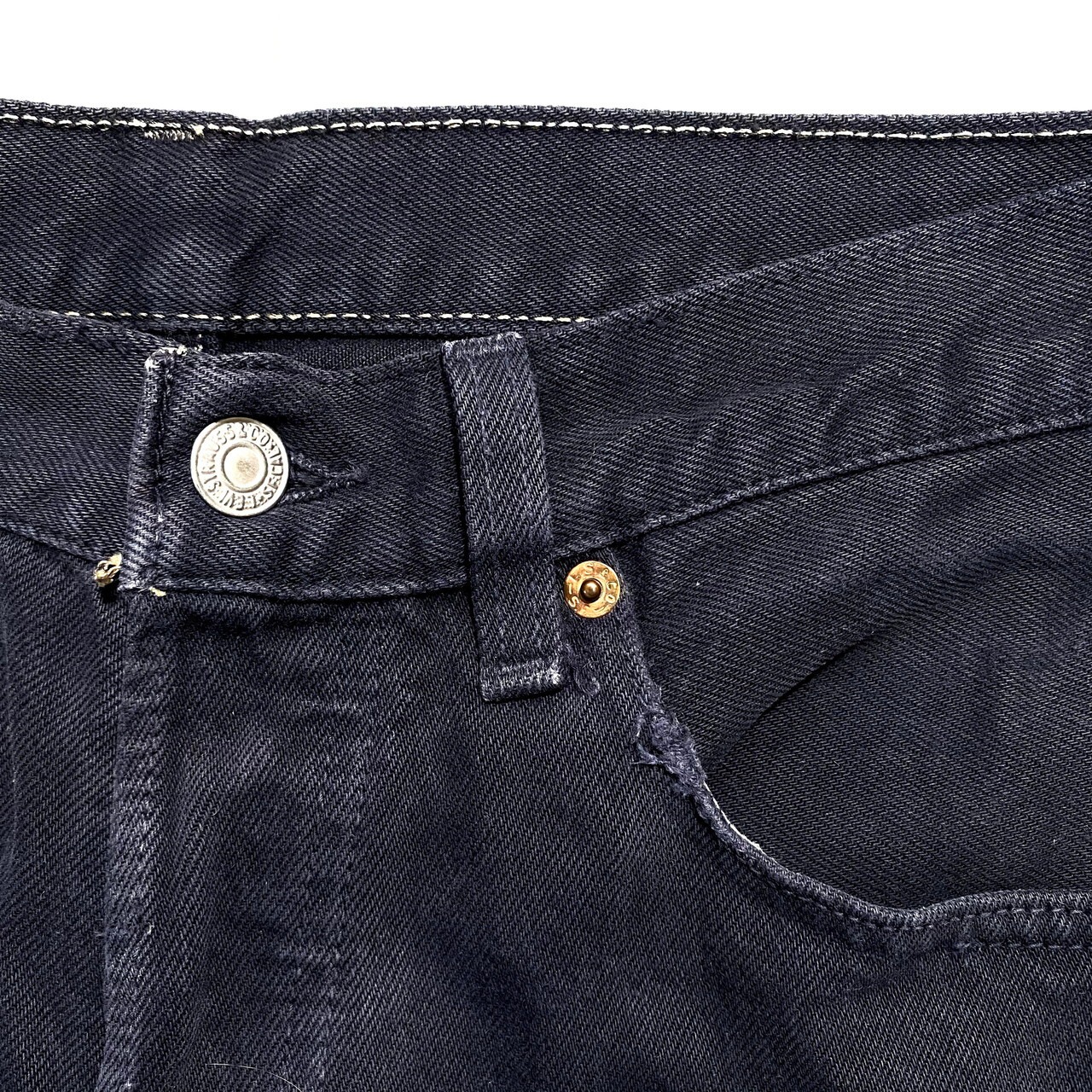 90年代 USA製 リーバイス 501 ストレート ブラックデニムパンツ メンズ