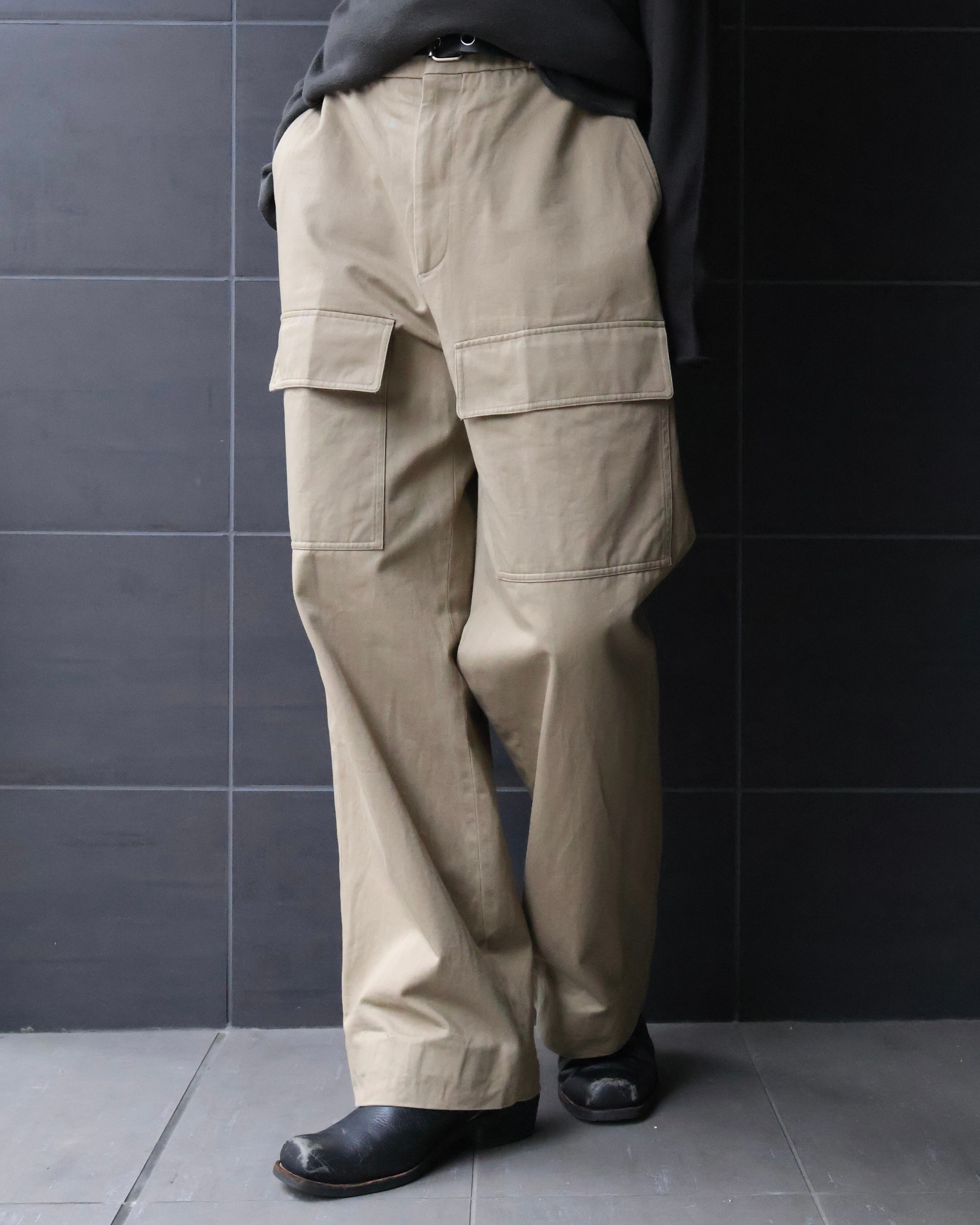GUCCI WORLDWIDE カーゴパンツ ベージュ GUCCI】cargo detail chino pants | blendmarket