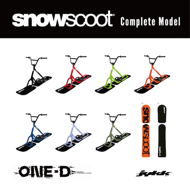 [ 予約商品 2022年12月入荷予定 ] JykK SNOWSCOOT ONE-D Glitch