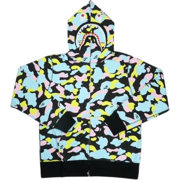 Size【M】 A BATHING APE ア ベイシング エイプ ABC CAMO SHARK FULL