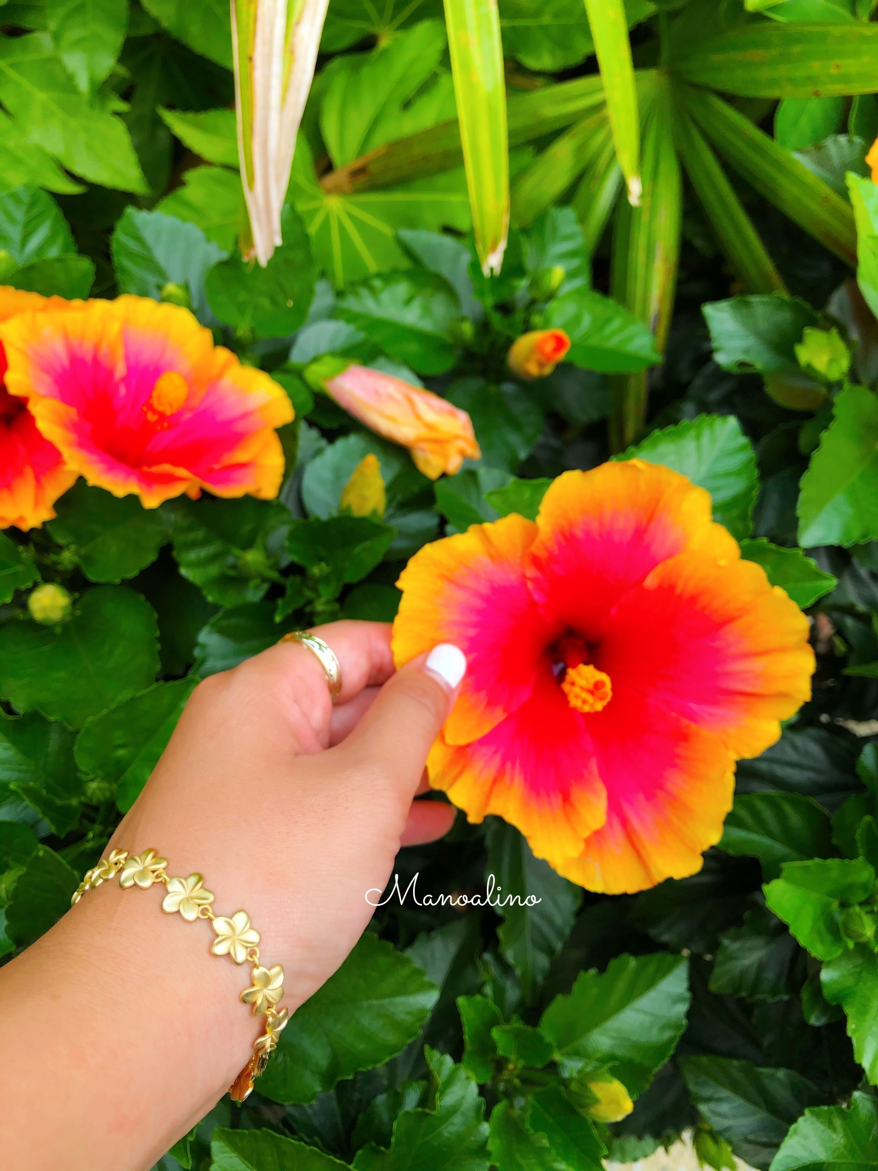 Plumeria bracelet Hawaiianjewelry(ハワイアンジュエリープルメリア