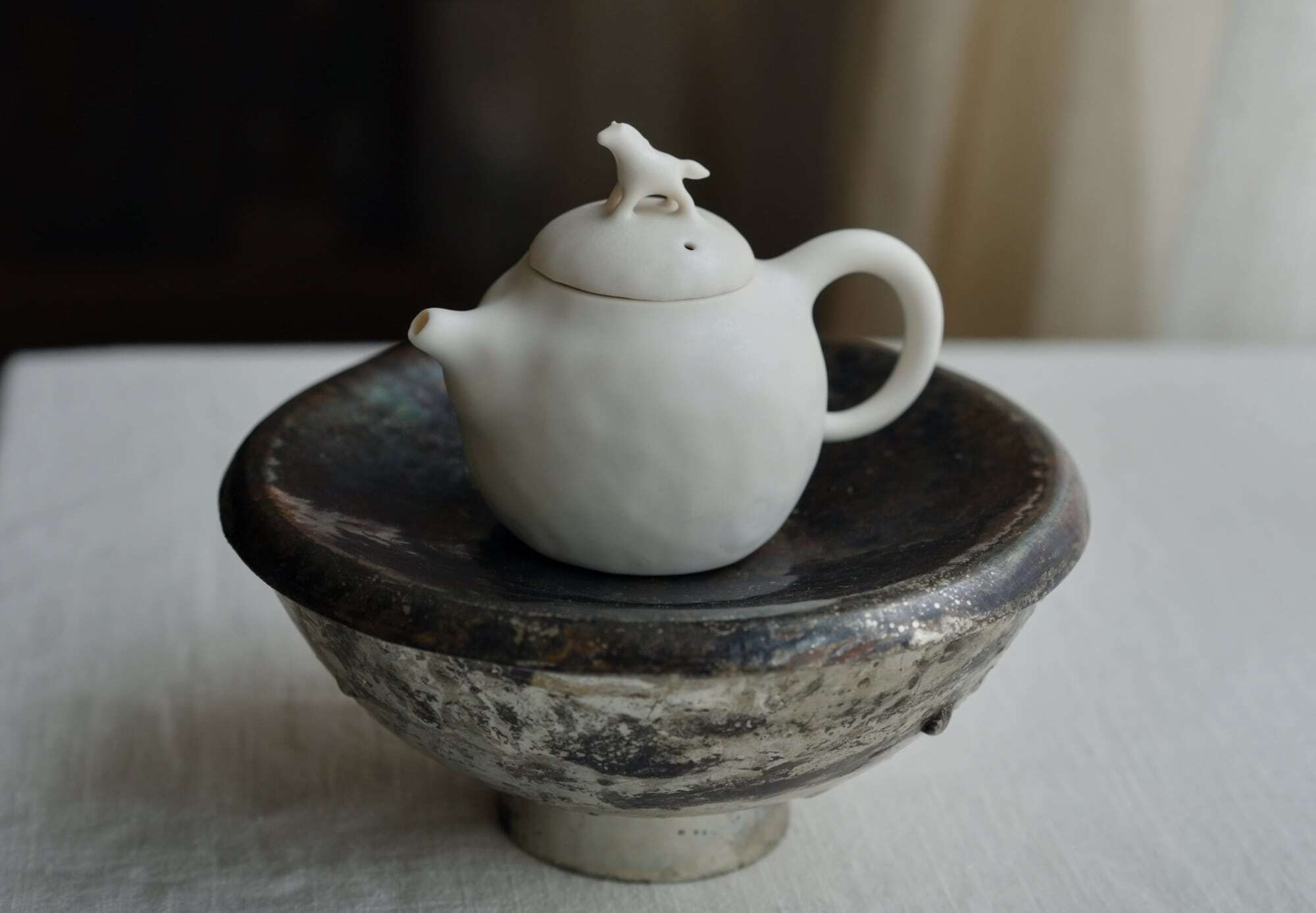 2772 壱休窯　乾山　鯉幟　蓋置　未使用 茶道具 | ichibutu