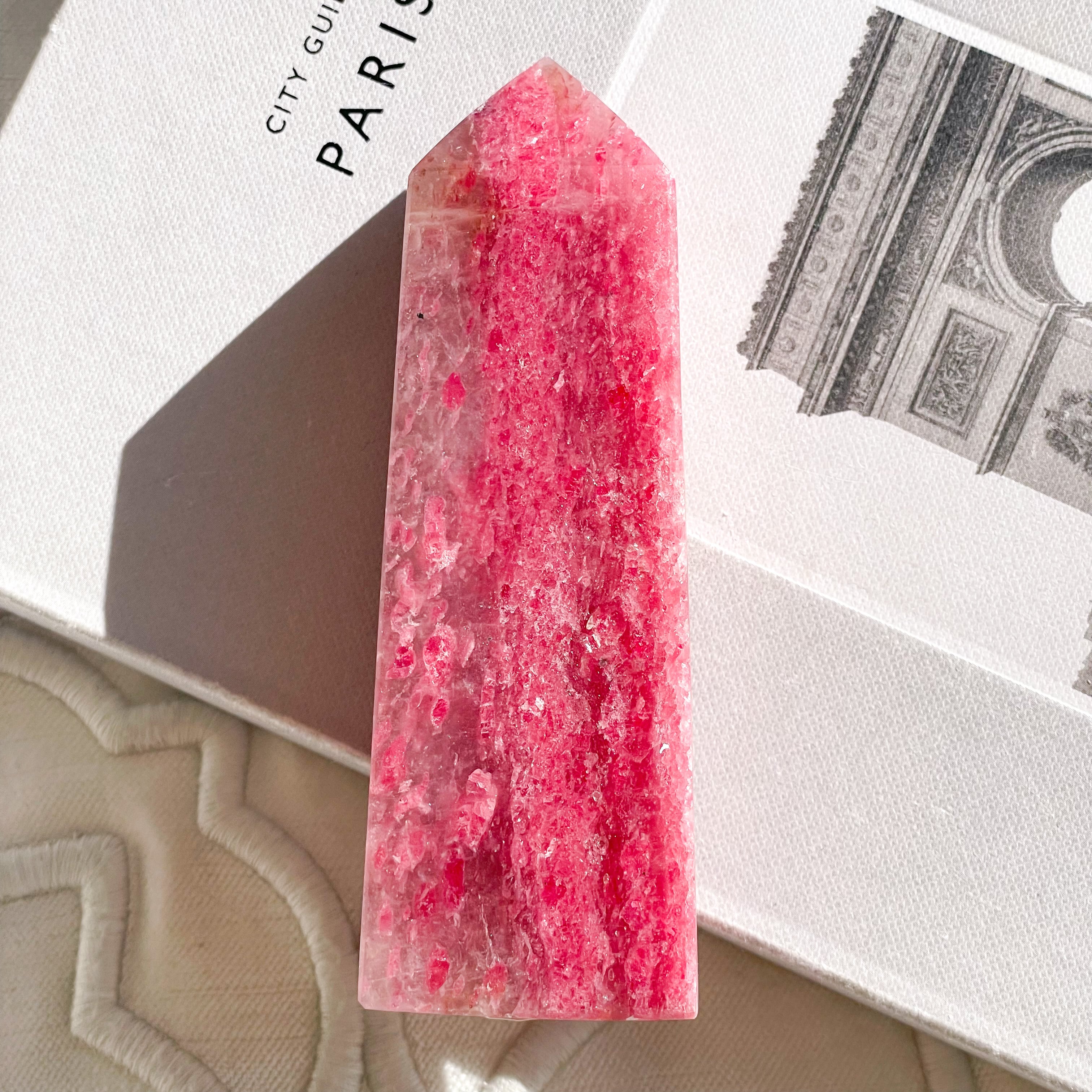 Rhodonite Tower 1 ✧ ロードナイト | FLUXY - 天然石と鉱物のお店