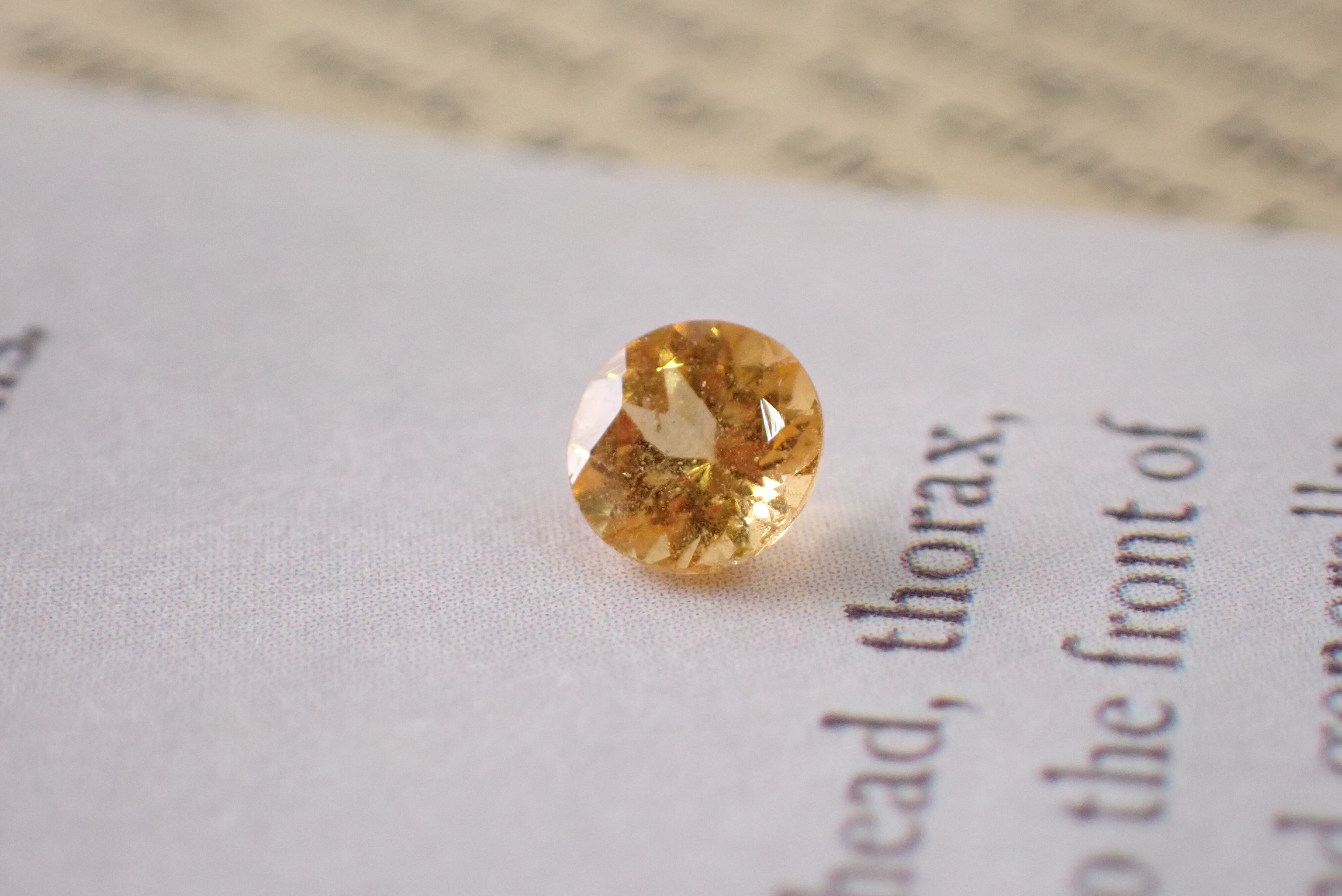 スペサルタイトガーネット 0.35ct [C1-10] | differencee(ディファ 