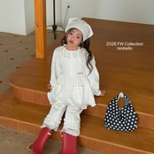 韓国子供服 / ninibello / Hazel Apron Dress  / ワンピース *XS~XXL*