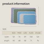 ※予約【puppygallery公式】Cool Wave Memory Foam Mat〔XL・2XL〕