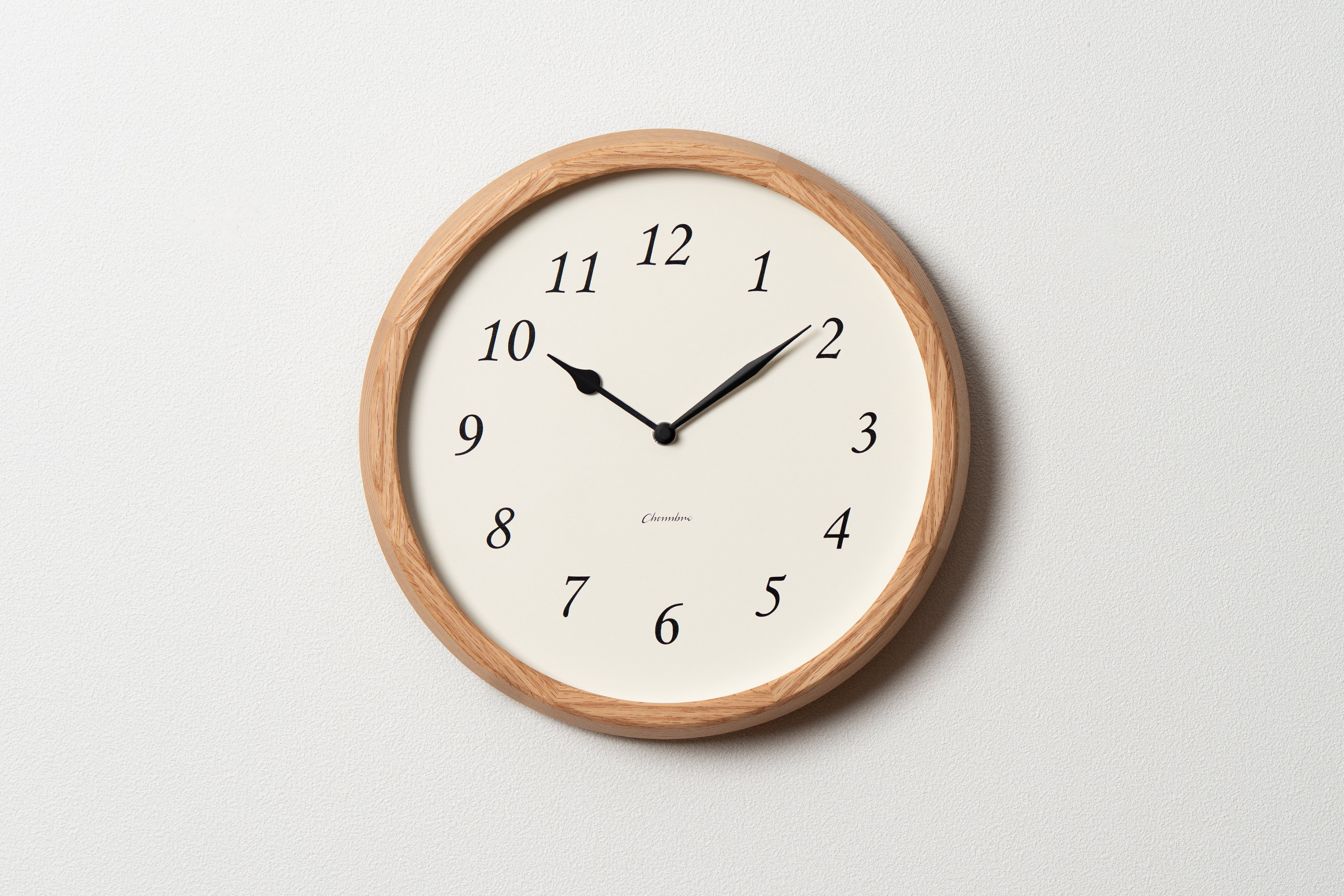 電波時計 Clair CLOCK OAK -renewal- | シャンブル【CHAMBRE】by