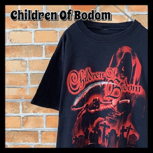 【children of bodom】 バンドTシャツ メタル デスメタル バンt