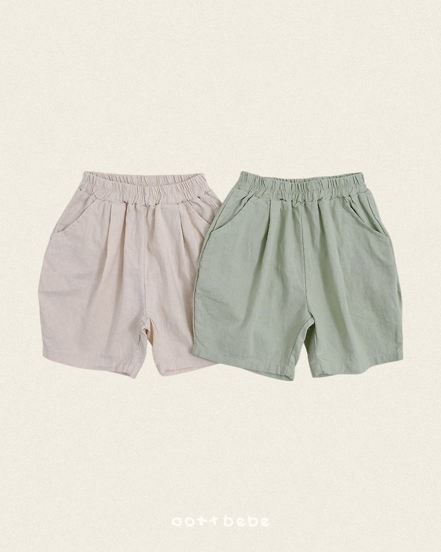 【取寄】oottbebe｜olive linen pants｜オリーブリネンパンツ｜XS-XL｜kids｜26 summer