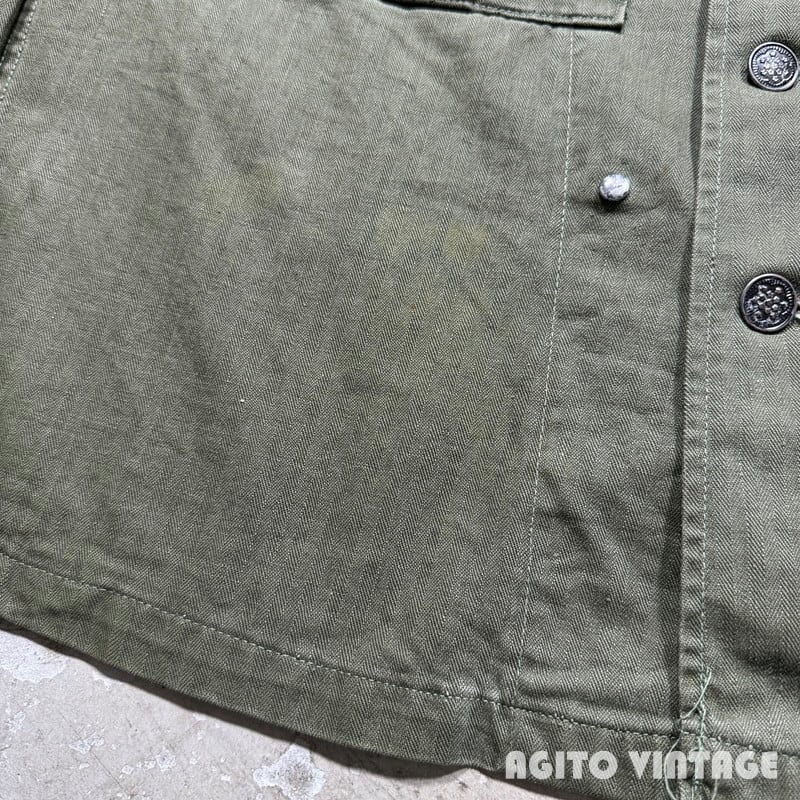 40's U.S.ARMY M-43 M-1943 HBT JACKET ヘリンボーンツイルジャケット