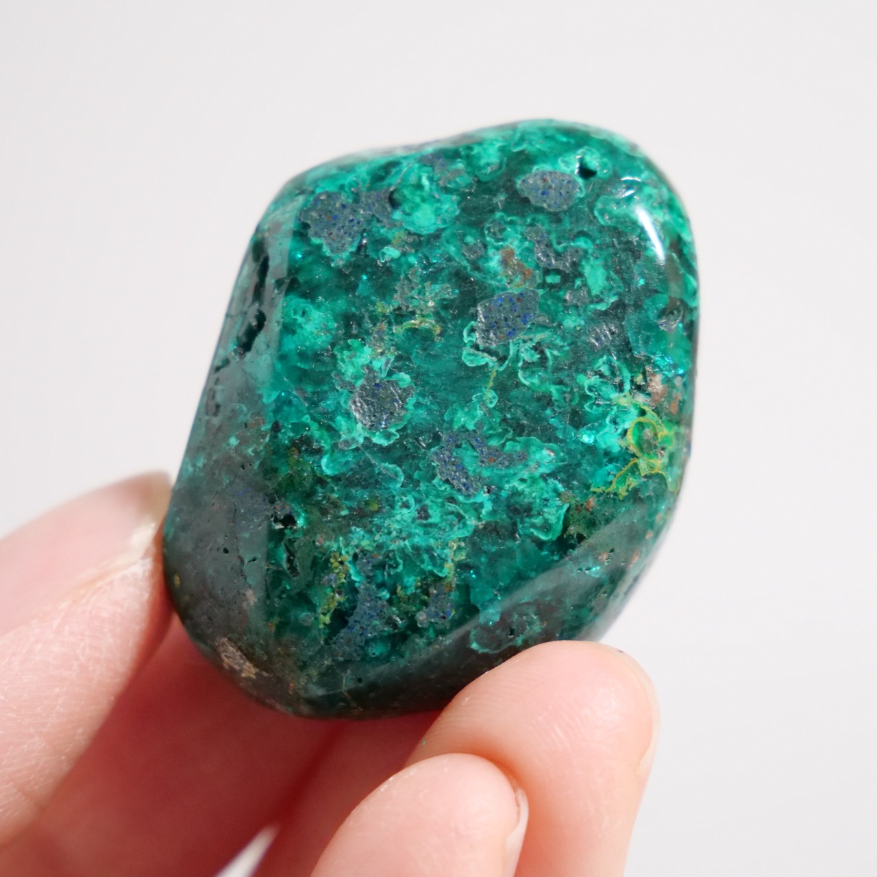 ダイオプテーズ / タンブル 握り石【C】