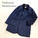 Traditional Weatherwea トラディショナルウェザーウェア キルティングコート メンズ ネイビー 36