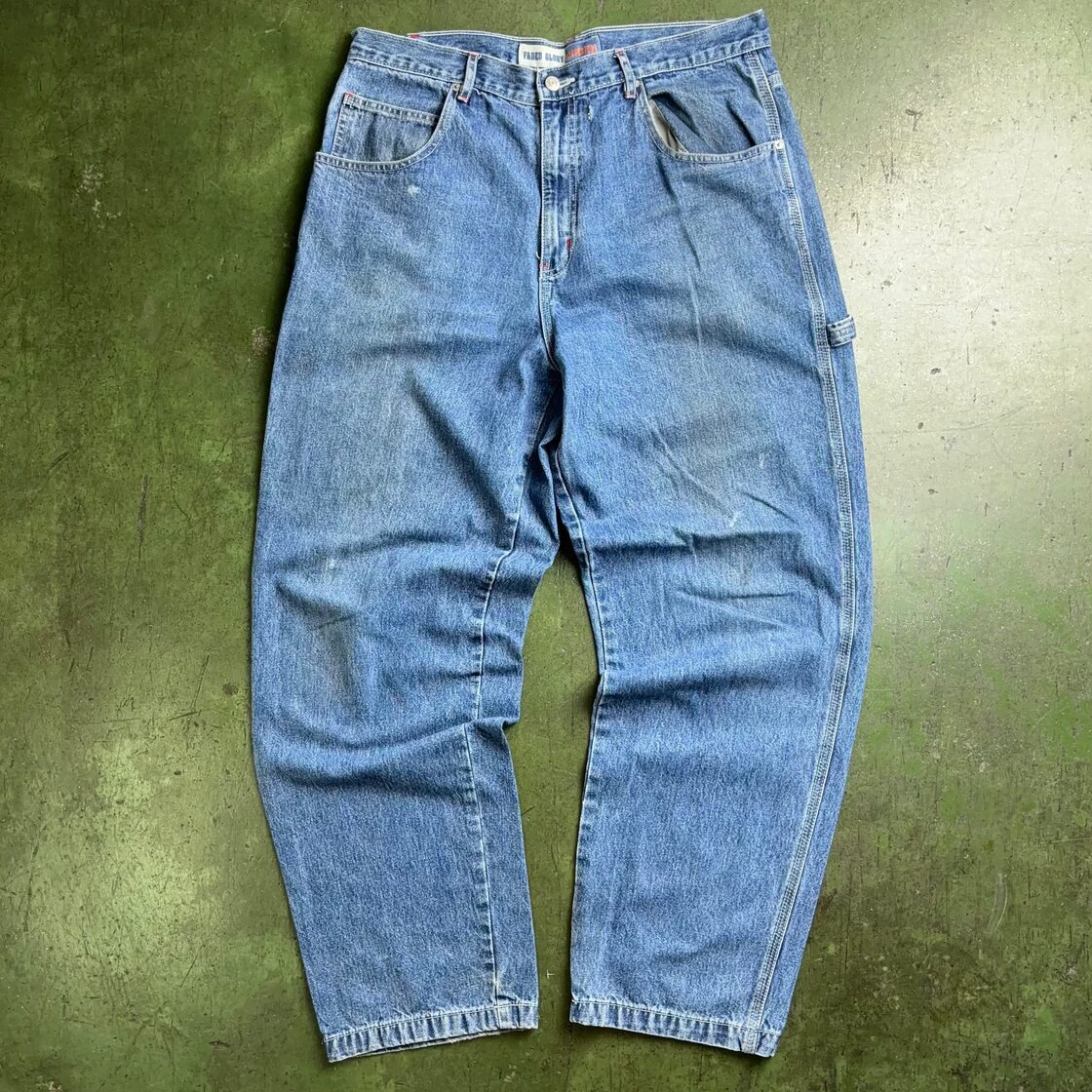 鬼フェード◎ Lee Faded Painter Denim Pants ULTERIOR - VINTAGE 