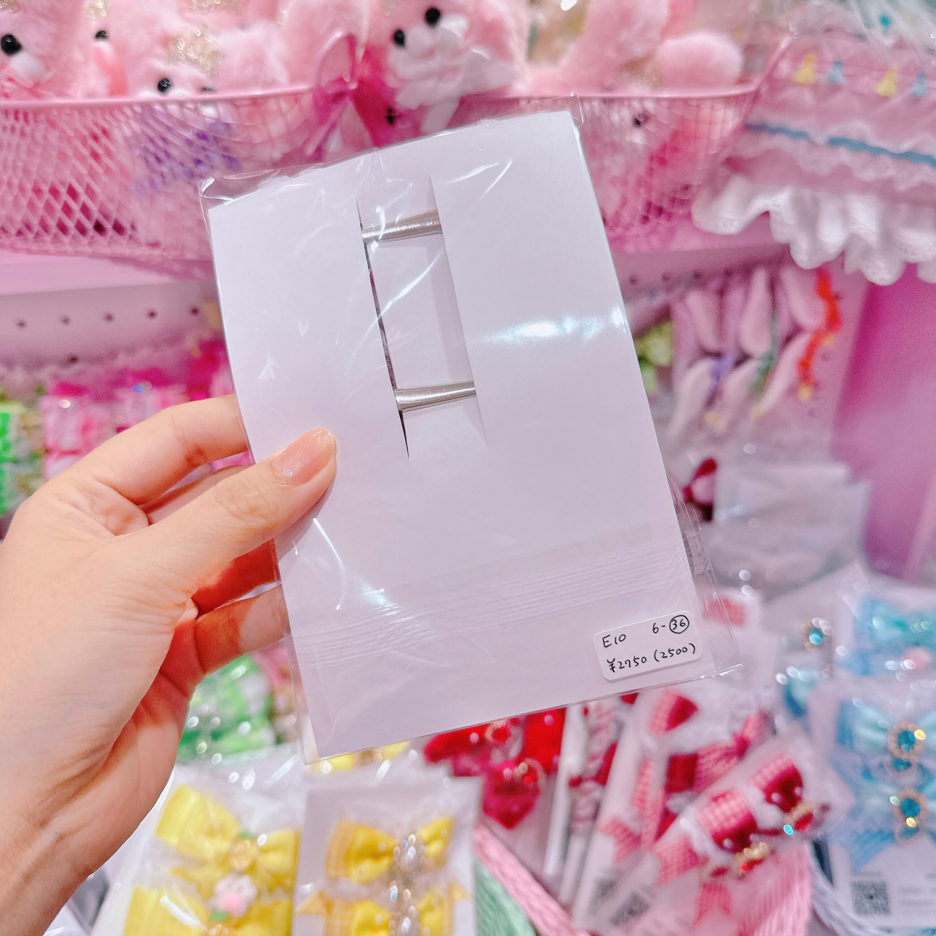 【E10】6-36ツインヘアクリップ