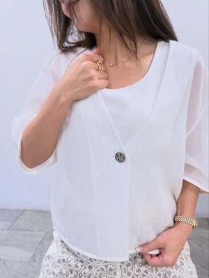 ロージー  Rosiee メッシュ半袖ジャケット