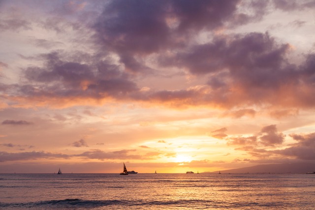 Hawaiian sunset【A4プリント】