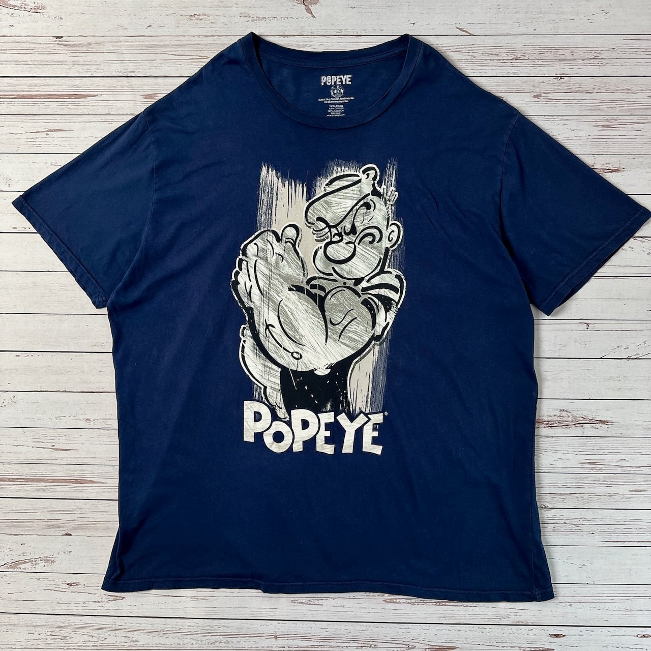 入手困難】 POPEYE ポパイ Tシャツ キャラクター 一点物 アニメ 入手困難】 POPEYE ポパイ Tシャツ キャラクター 一点物 アニメ