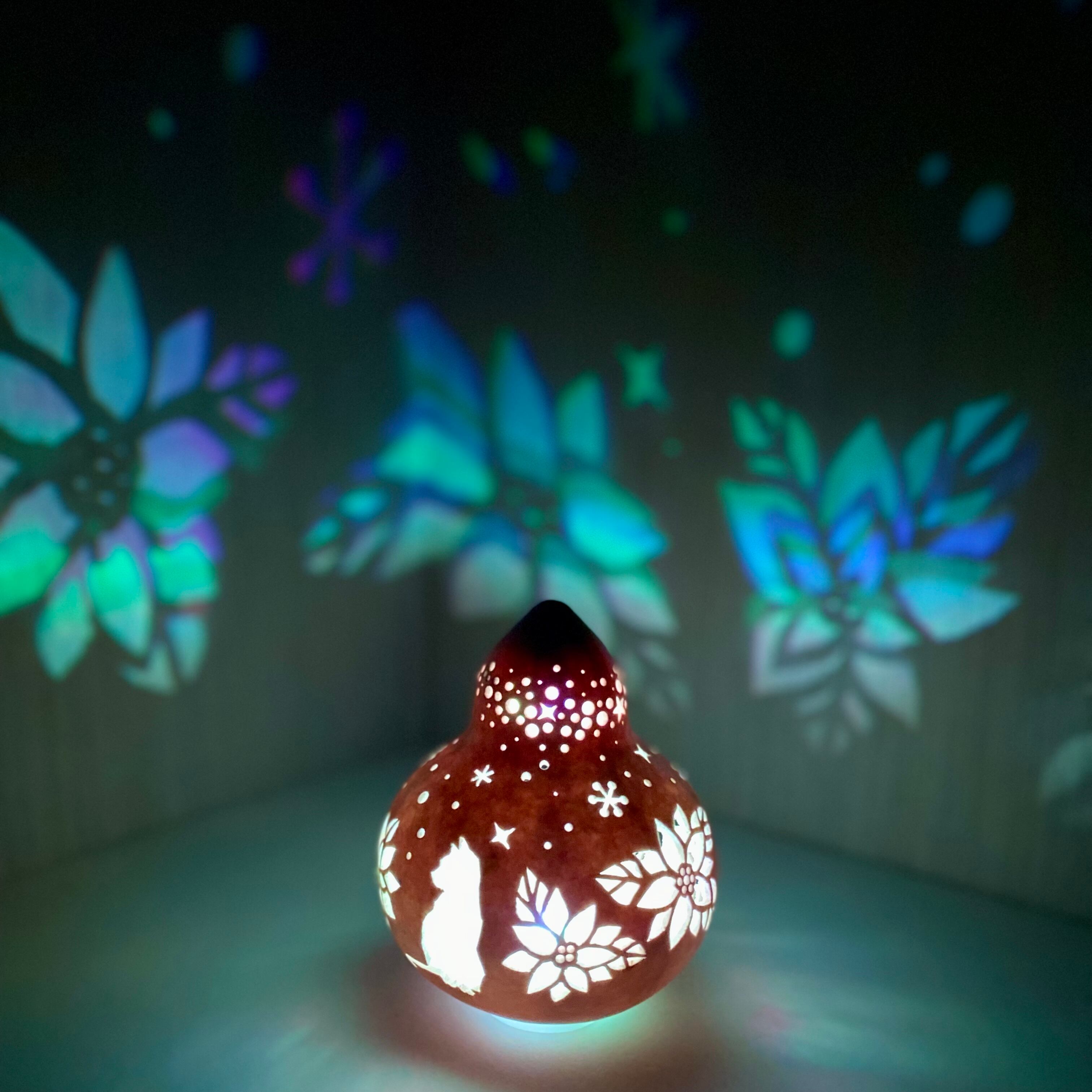 ポインセチアのライト