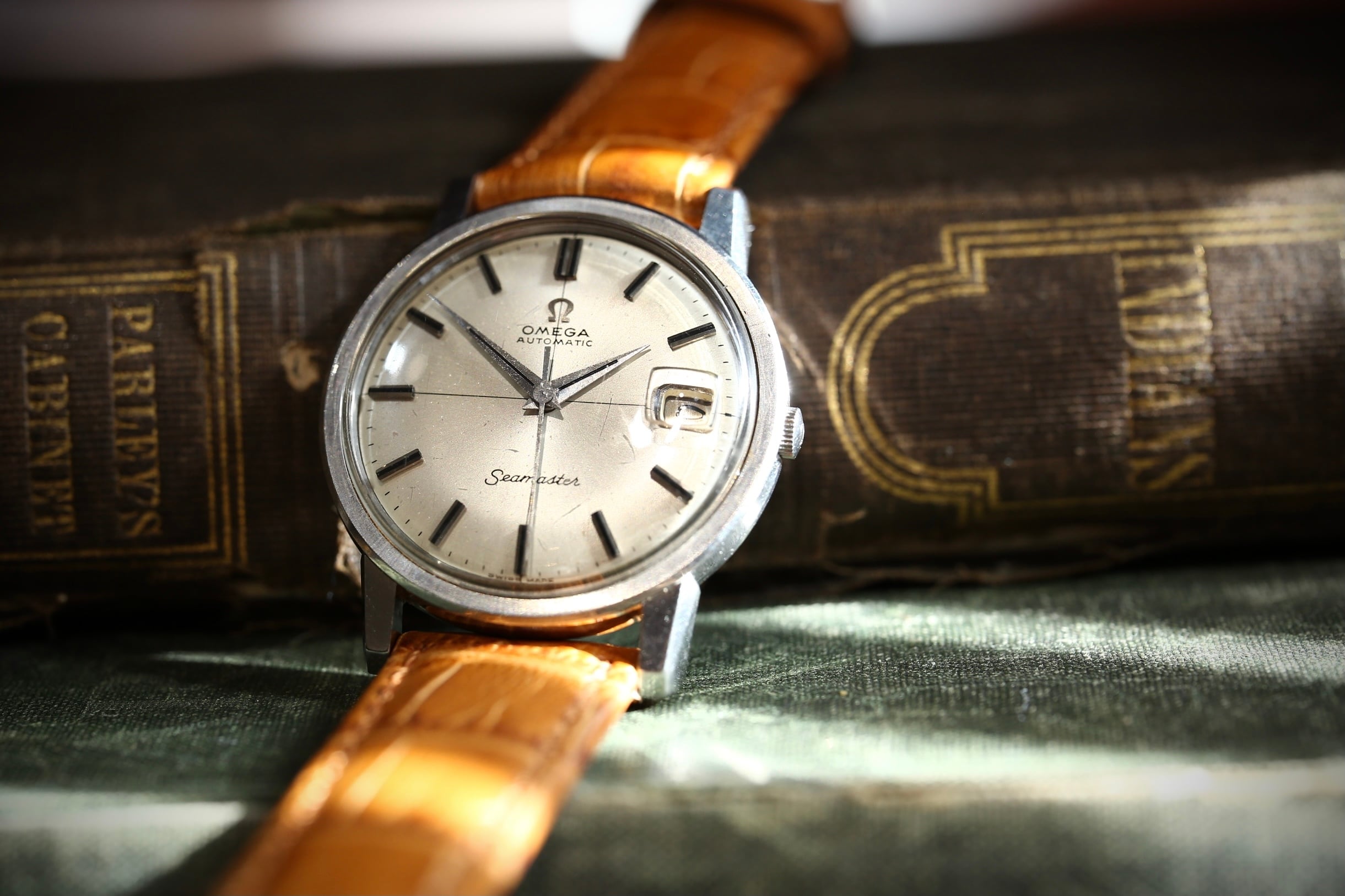 OMEGA】 1960's オメガ シーマスター クロスライン デイト 多面カット