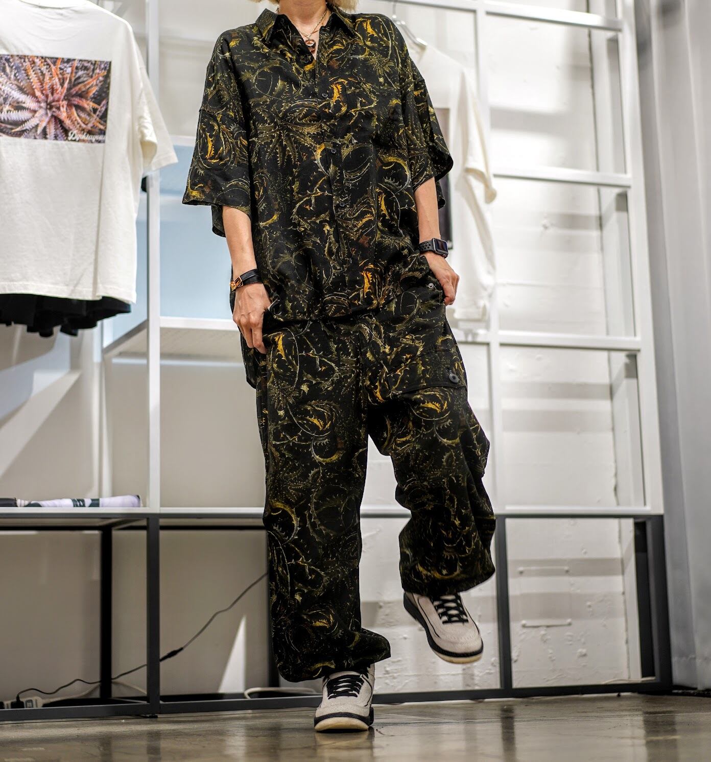 S.W.U.N Dyckia Crazy Front Cargo Pants - その他