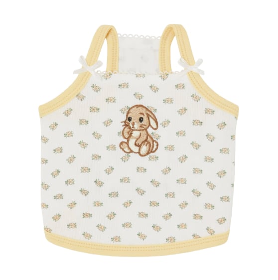 L/即納【Sallys】Bunny top (Butter floral)