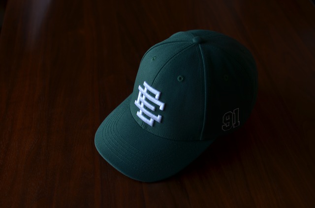 Eric Emanue Cap dark green【Logo White】No.91