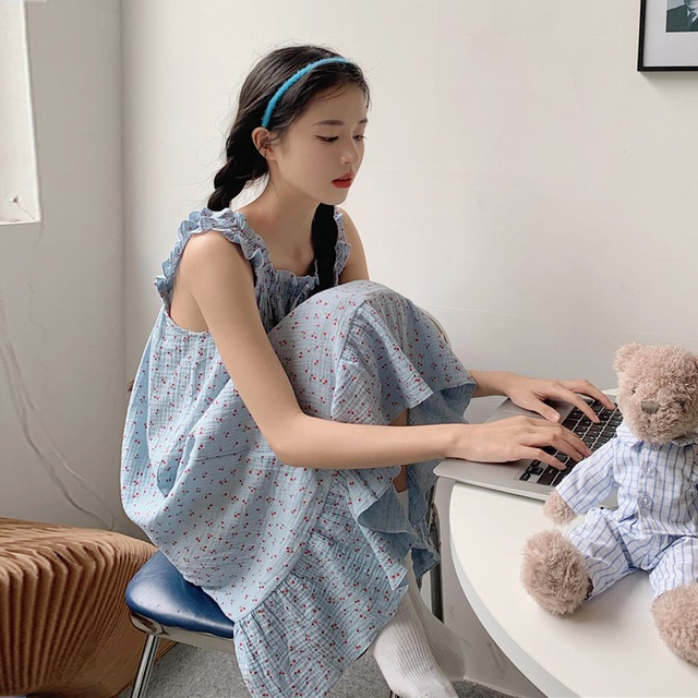 サマー薄手レッド 大人ガーリー スウィート キュート カジュアル 夏物 試着室48614608517