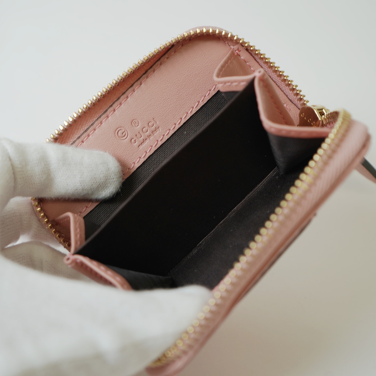 Gucci グッチ マイクログッチシマ 449896 レザー コインケース 刻印あり