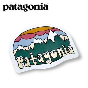 PATAGONIA パタゴニア ステッカー SNOW ロゴ 正規品 車 キャンプ アウトドア 釣り フィッシャーマン スキー スノボ ボード 雪 山