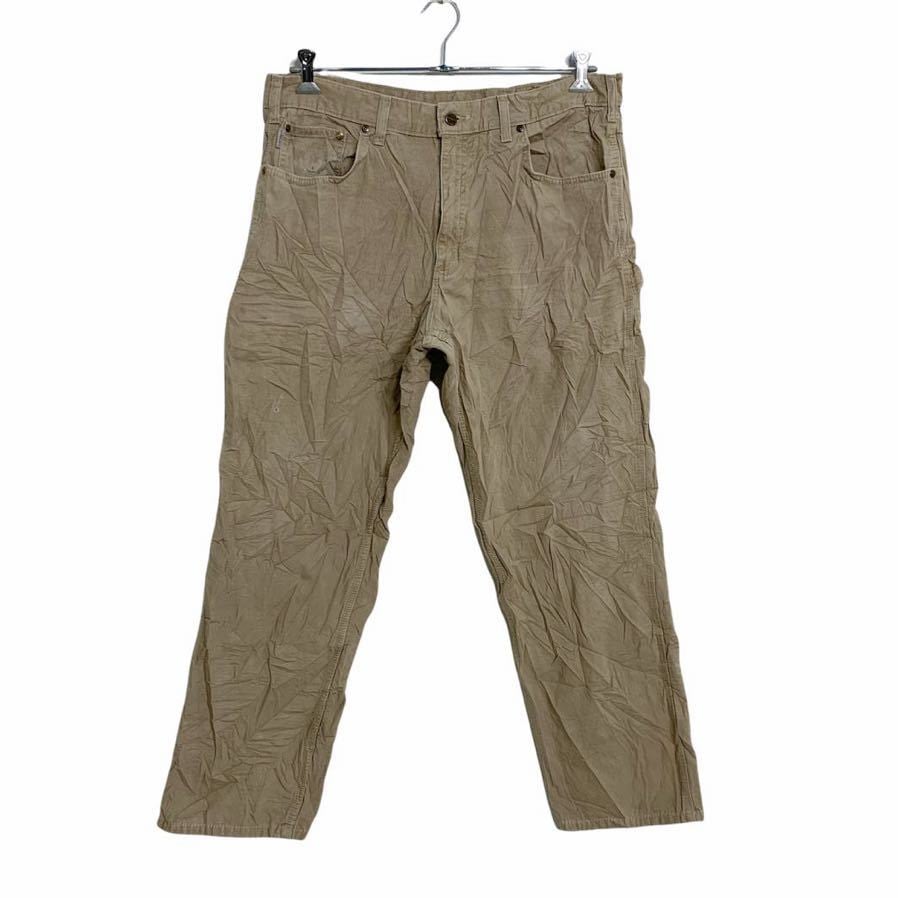 Carhartt ベージュ ワークパンツ usa w36 【公式通販】