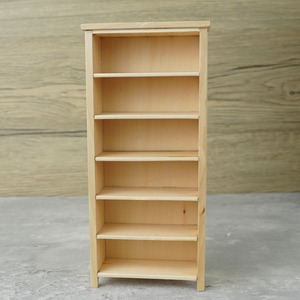 020-30007　ミニチュア家具　cabinet&shelf　本棚