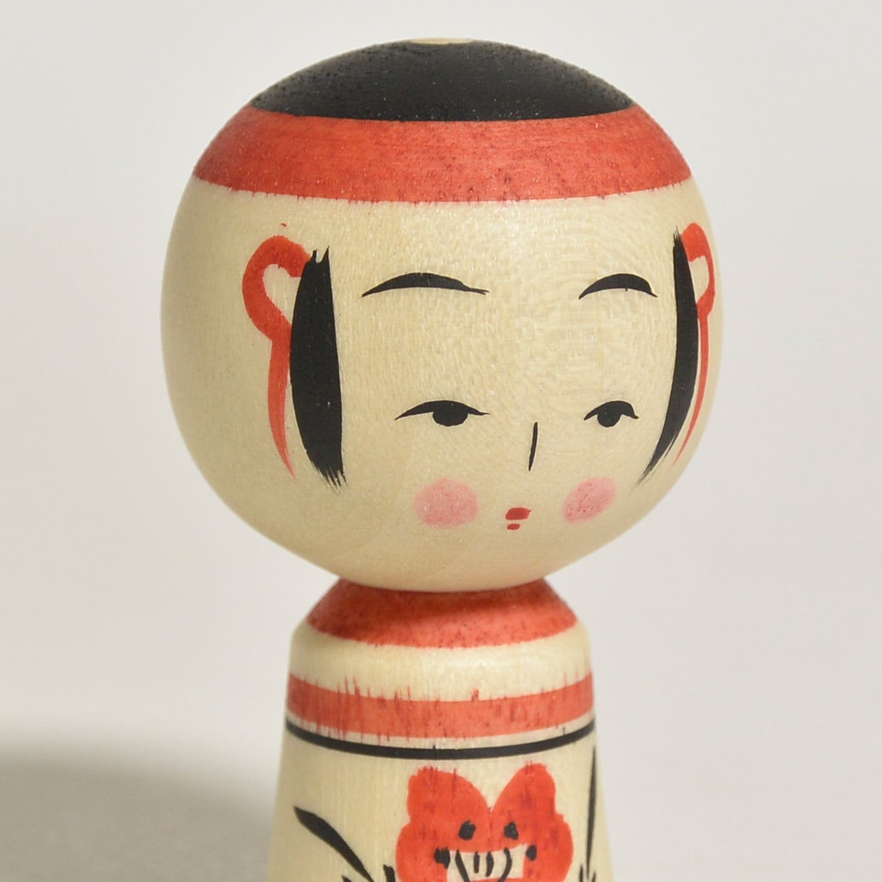 小寸こけし（ミニこけし） 約1寸 約3.5cm 鈴木明 工人（作並系）#2535