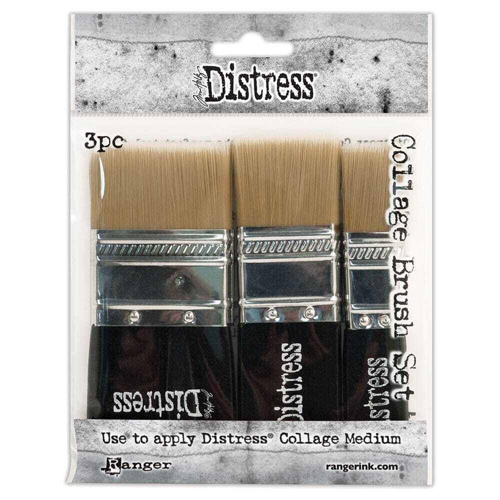 コラージュ　３点セット Tim Holtz コラージュブラシ3点セット Distress Collage Brush 3pk
