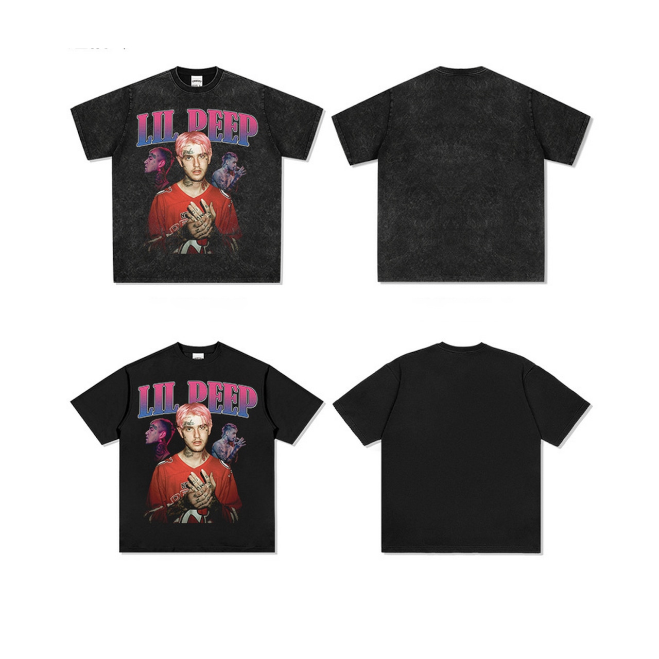 VINTAGE ストリート lil peep Tシャツ T923