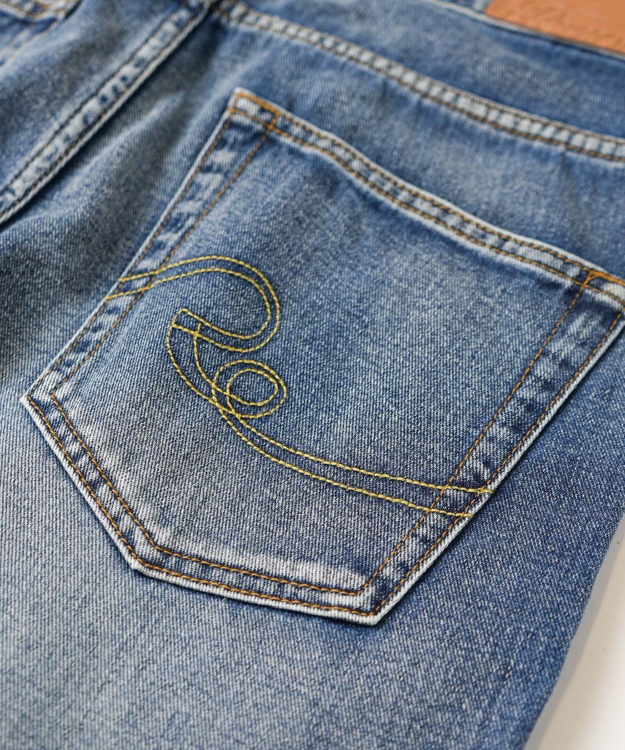 【#Re:room】VINTAGE CRASH WIDE DENIM［REP205］