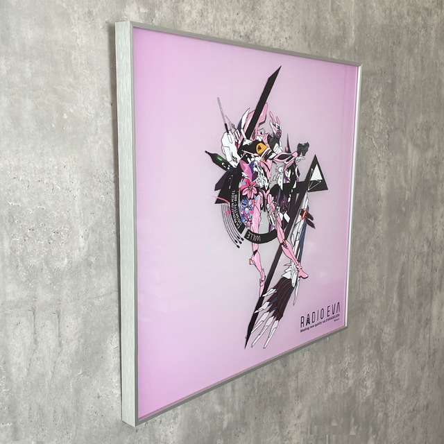 EVANGELION Huge Acrylic Art / 50cm×50㎝　＜EVA-08(KENTA KAKIKAWA)＞